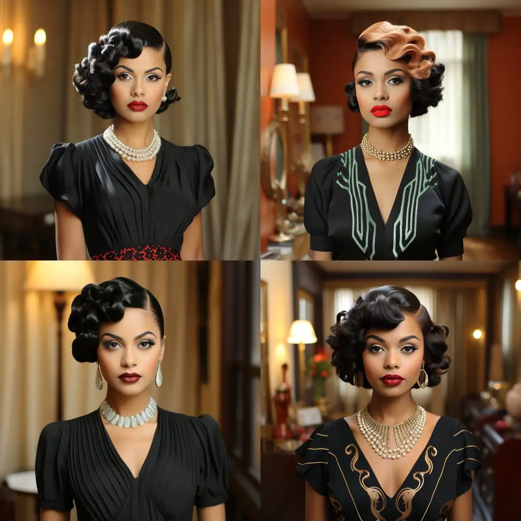 Finger wave hairstyles