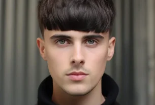 bowl cut hairstyle for men