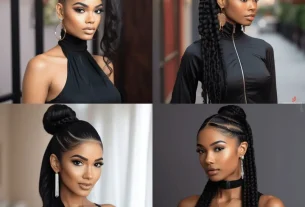 Ponytail hairstyles for black hair