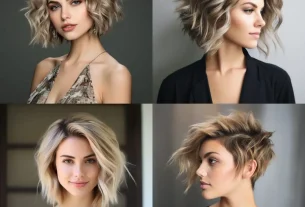 Balayage short hair