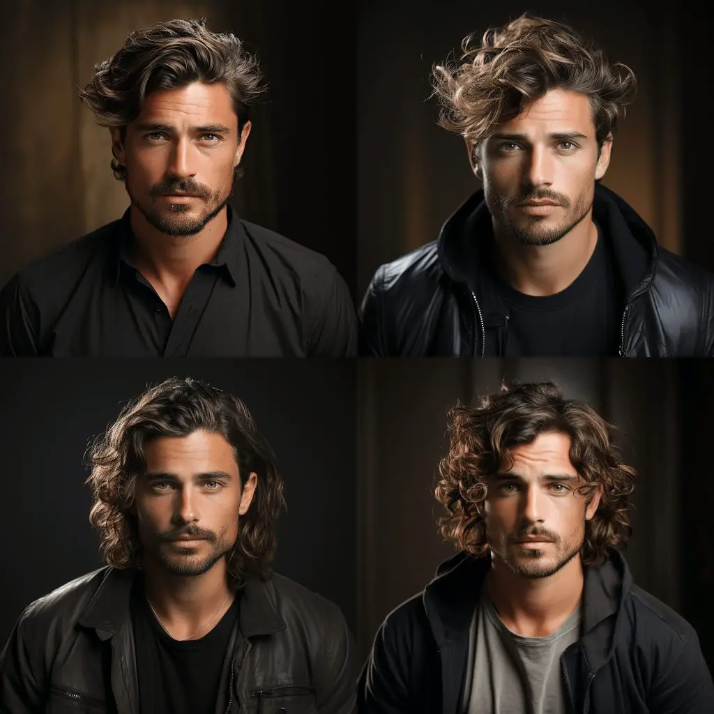 wavy hairstyles men