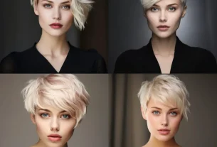 Short blonde hair