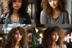 Curly hair